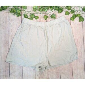 COS Women's Viscose Pajama Shorts Light Blue Grey Gray Loose Airy Size XS